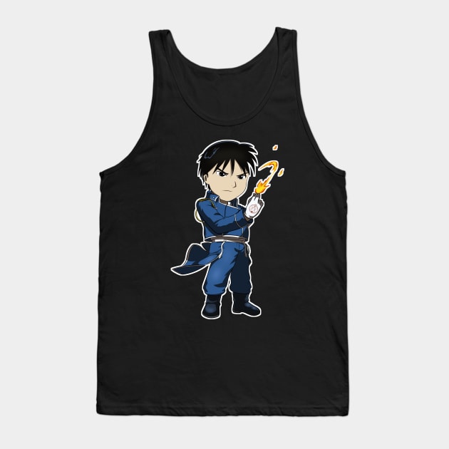 Colonel Mustang chibi Tank Top by Chad the Dad's Shop